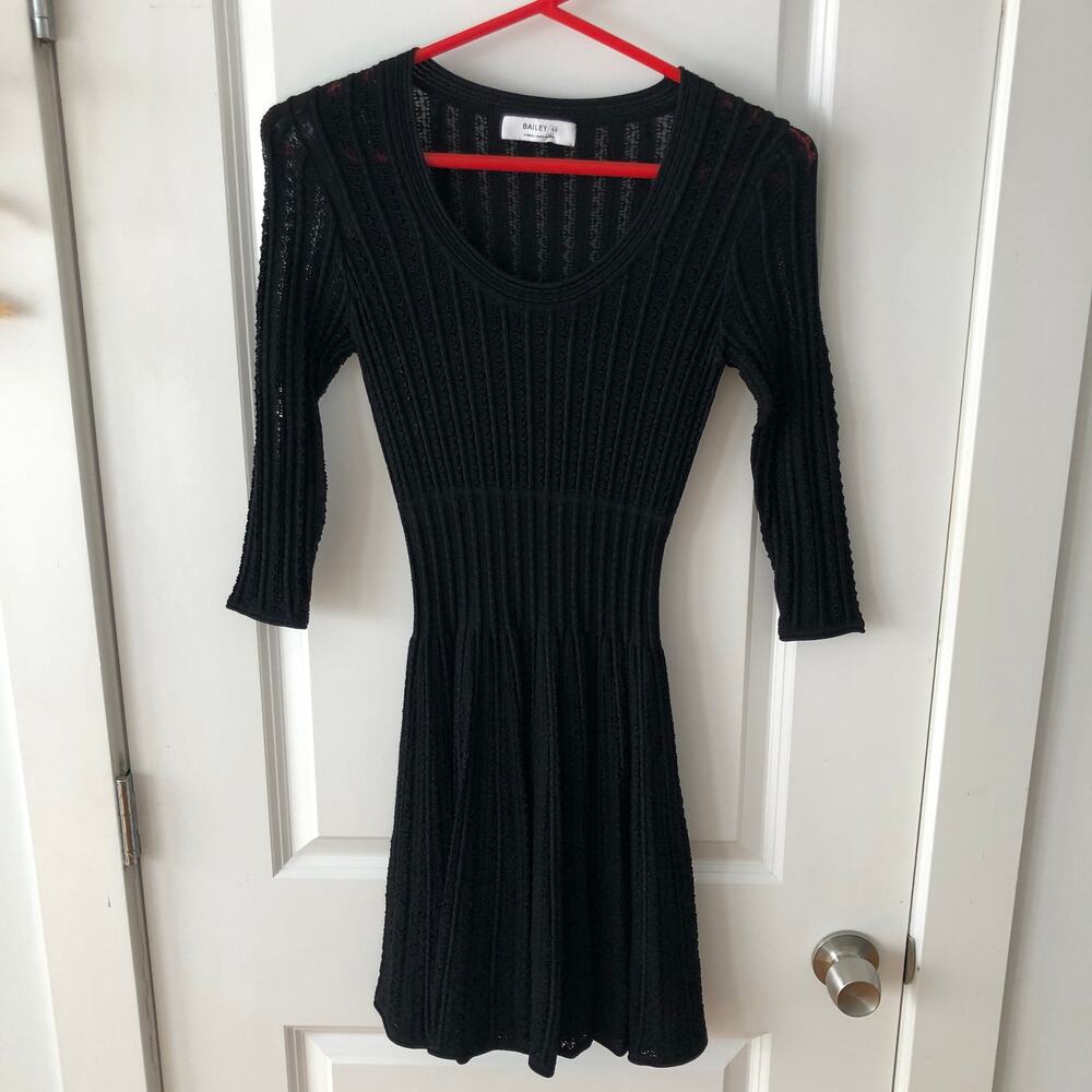 Bailey 44 Women's Knit Dress Black Kiss & Wake up XS Black $248